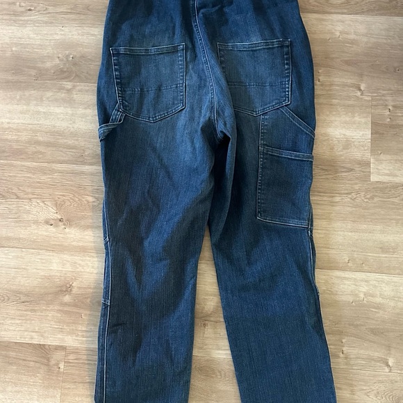 Duluth double flex denim overalls new 8 regular - Picture 2 of 5